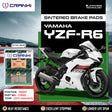 CRANK1 CB083 Sintered Front Brake Pads for Yamaha YZF-R6 2017 Onwards Supersport Motorcycle