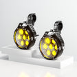LBC Moto Kewig K7 180W motorcycle auxiliary lights 18000 lumens LED fog lights dual color waterproof spotlight