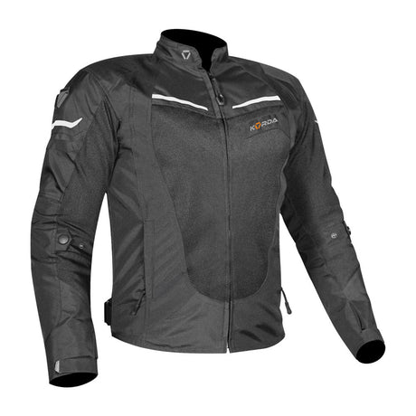 KORDA Edge 2.0 riding jacket in Black and Grey