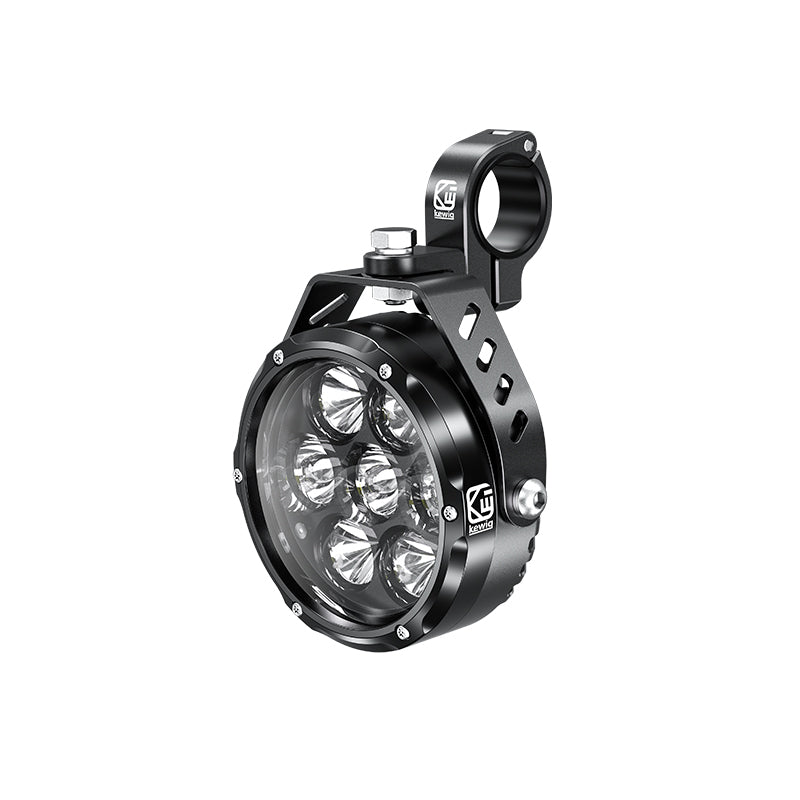 LBC Moto Kewig K7 180W motorcycle auxiliary lights 18000 lumens LED fog lights dual color waterproof spotlight