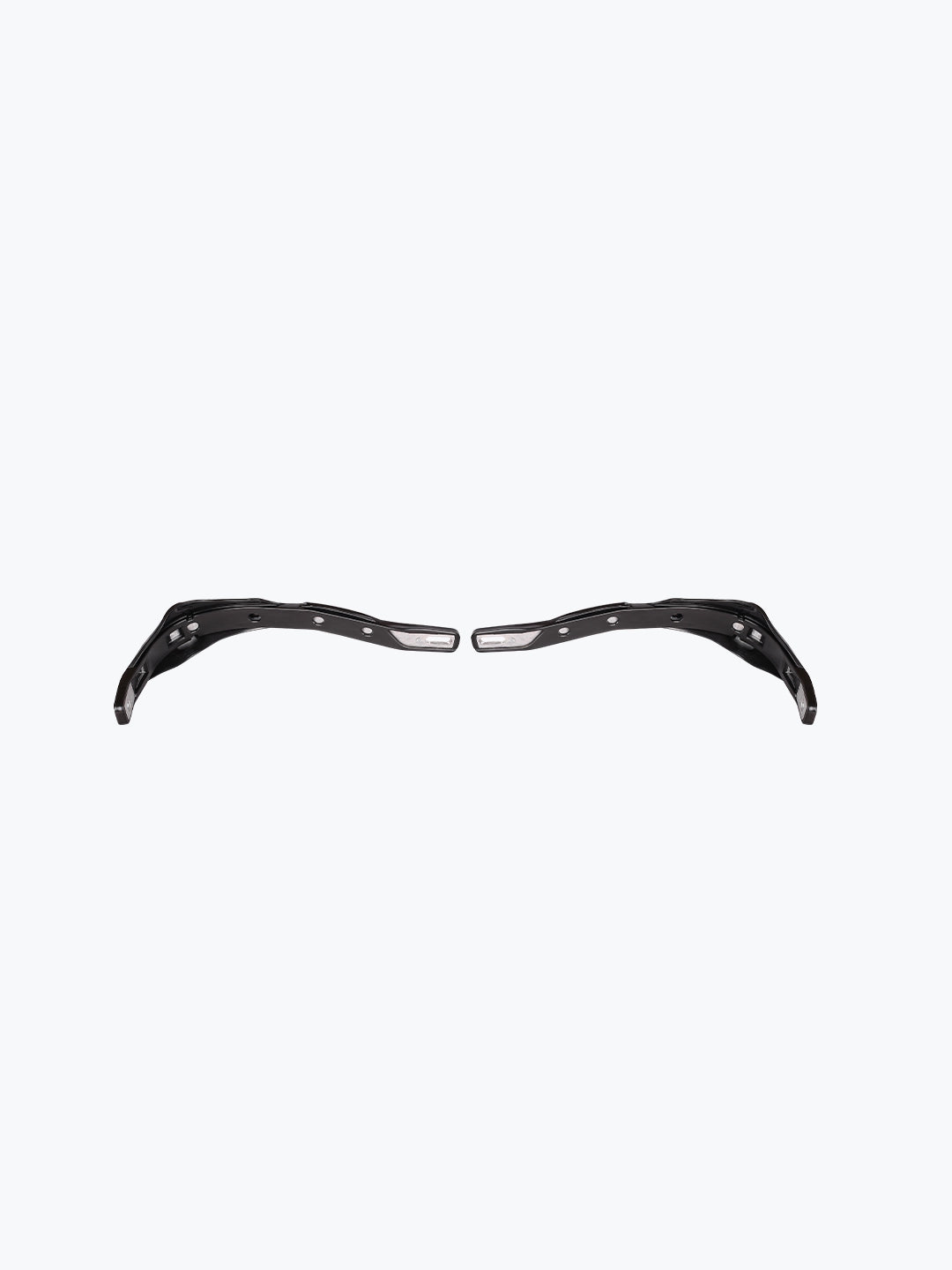 Acerbis HandGuard Small Premium ABS Black and White Universal Motorcycle Hand Protector