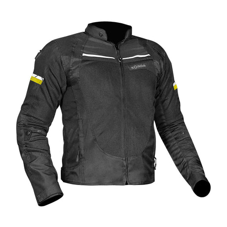 KORDA Edge 2.0 riding jacket in Black and Grey
