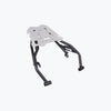 Legundary Gopher luggage carrier black and silver installed on Hero Xpulse 210 rear