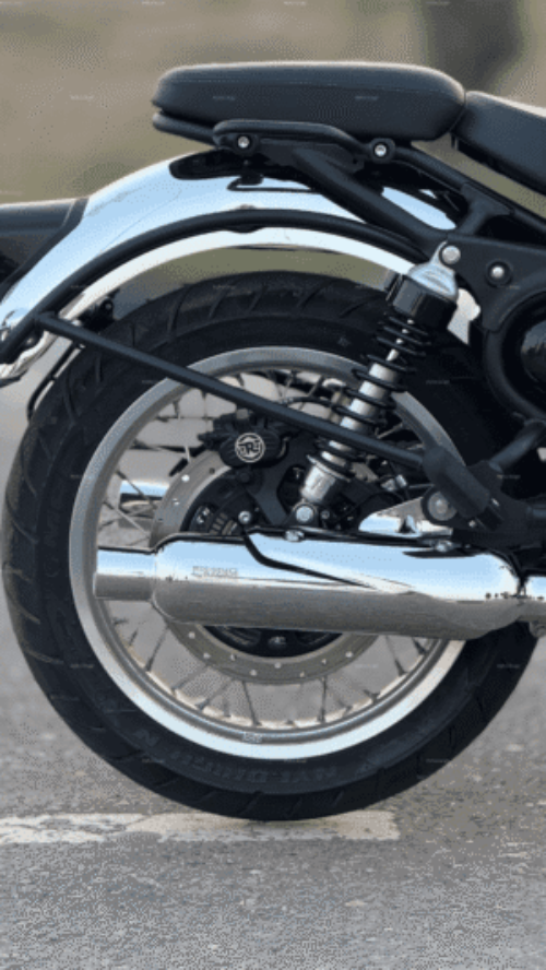 Rhino Racing C-V4 Peashooter stainless steel performance exhaust fitted for Royal Enfield Classic 650