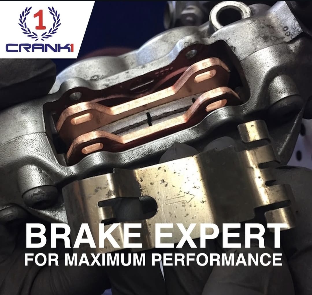 CRANK1 CRM8609 Ceramic Front Brake Pads for Aprilia RS 457