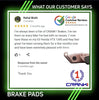 CRANK1 CB902 Sintered Front Brake Pads for BMW F 800 GS Adventure (2013-2016) premium motorcycle brake pads