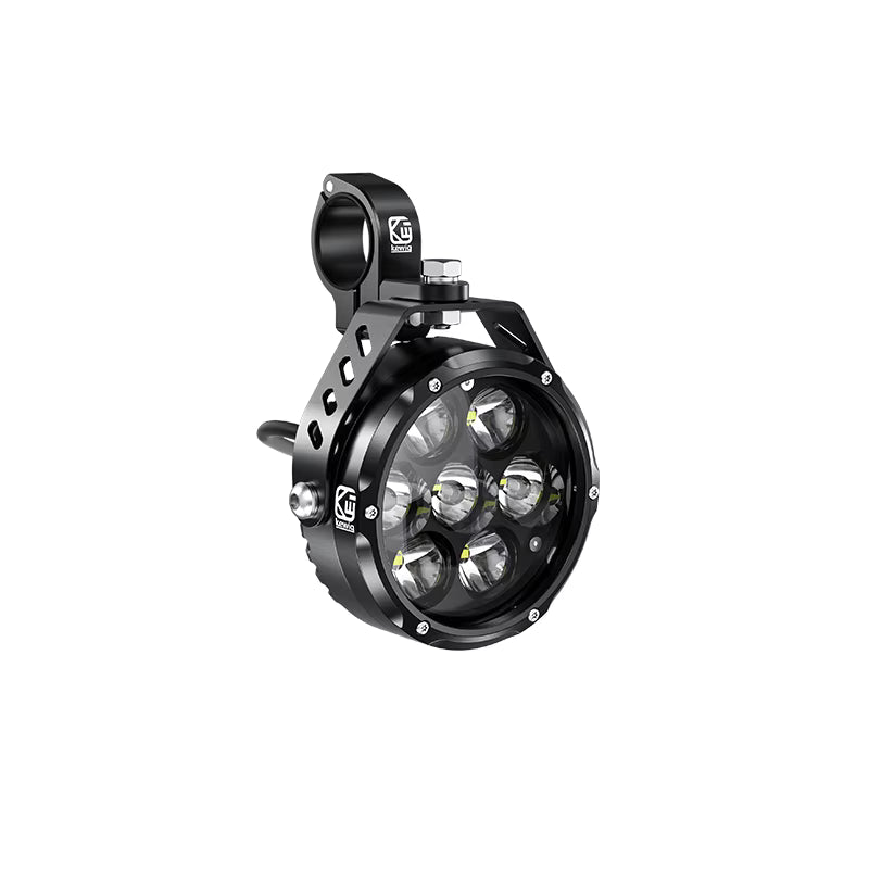 LBC Moto Kewig K7 180W motorcycle auxiliary lights 18000 lumens LED fog lights dual color waterproof spotlight