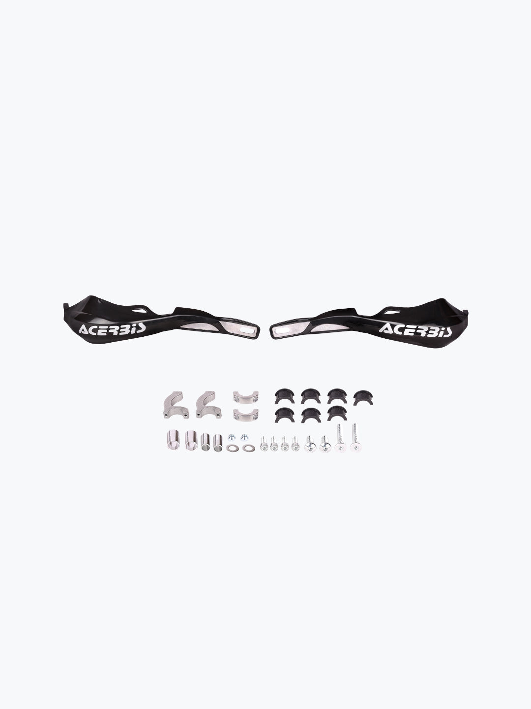 Acerbis HandGuard Small Premium ABS Black and White Universal Motorcycle Hand Protector