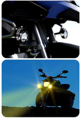 LBC Moto Kewig K7 180W motorcycle auxiliary lights 18000 lumens LED fog lights dual color waterproof spotlight