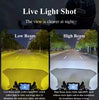 LBC Moto Kewig K7 180W motorcycle auxiliary lights 18000 lumens LED fog lights dual color waterproof spotlight