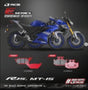 RCB E-Series organic rear disc brake pads 01DP067Z for Yamaha motorcycles