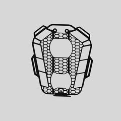 Mototorque honeycomb headlight guard KTM 390 Adventure Adventure X headlight protection grill