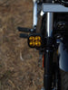 Legendary Custom Meteor NYX fog light mount set black auxiliary light bracket for Royal Enfield Meteor 350