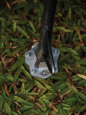 Legundary Custom Himalayan Side Stand Base Stainless Steel Silver Royal Enfield Stand Extender Plate