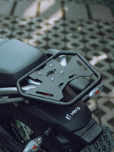 Legundary Custom carrier plate for Hero Xpulse 200 BS4 BS6 black mild steel luggage rack