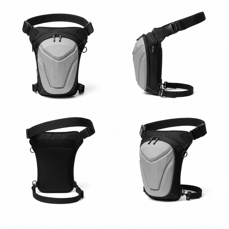 Vantora ARC 4-in-1 Travel Bag Convertible Crossbody Sling Thigh Bag Waist Pouch and Motorcycle Tank Bag