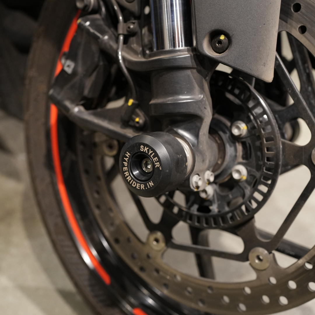 Hyperrider Fork Slider for Aprilia RS 457 Delrin aluminum front fork protector