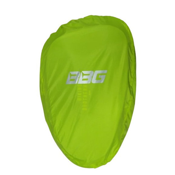 BBG TourPro Sport green motorcycle saddle bag rain cover pair