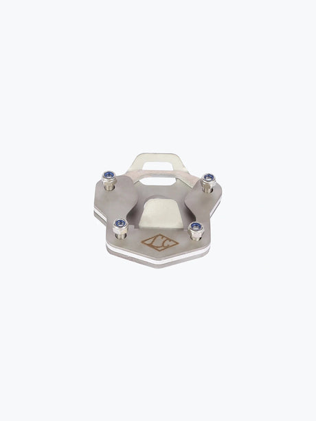 Legundary Custom Himalayan Side Stand Base Stainless Steel Silver Royal Enfield Stand Extender Plate