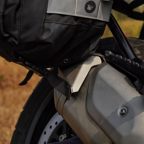 Auto Engina Heat Shield Extender for Royal Enfield Guerrilla 450 Exhaust and Saddle Bag Protection