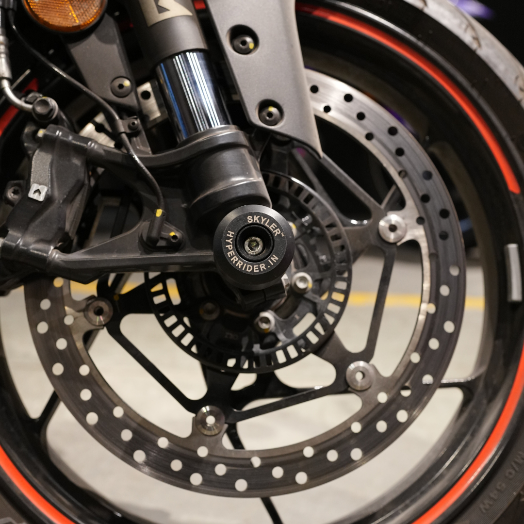 Hyperrider Fork Slider for Aprilia RS 457 Delrin aluminum front fork protector