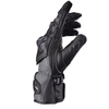 BBG TourPro Knox black and grey leather motorcycle riding gloves