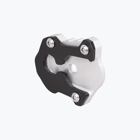 Legundary Custom KTM 390 Enduro R Fortis Side Stand Base black silver mild steel aluminium parking support plate