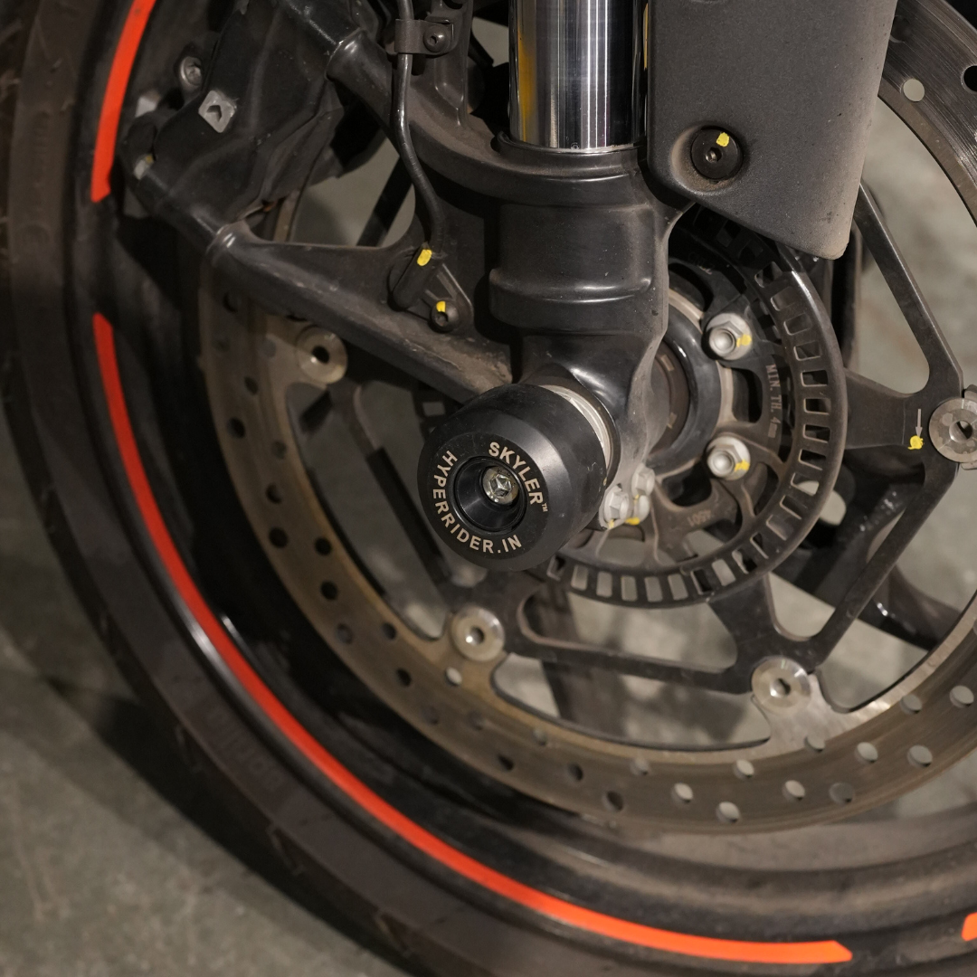 Hyperrider Fork Slider for Aprilia RS 457 Delrin aluminum front fork protector