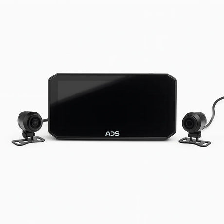 ADS ROVER Pro 6.25 inch Motorcycle CarPlay Android Auto Display with Dual 2K Cameras