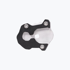 Legundary Custom KTM 390 Enduro R Fortis Side Stand Base black silver mild steel aluminium parking support plate