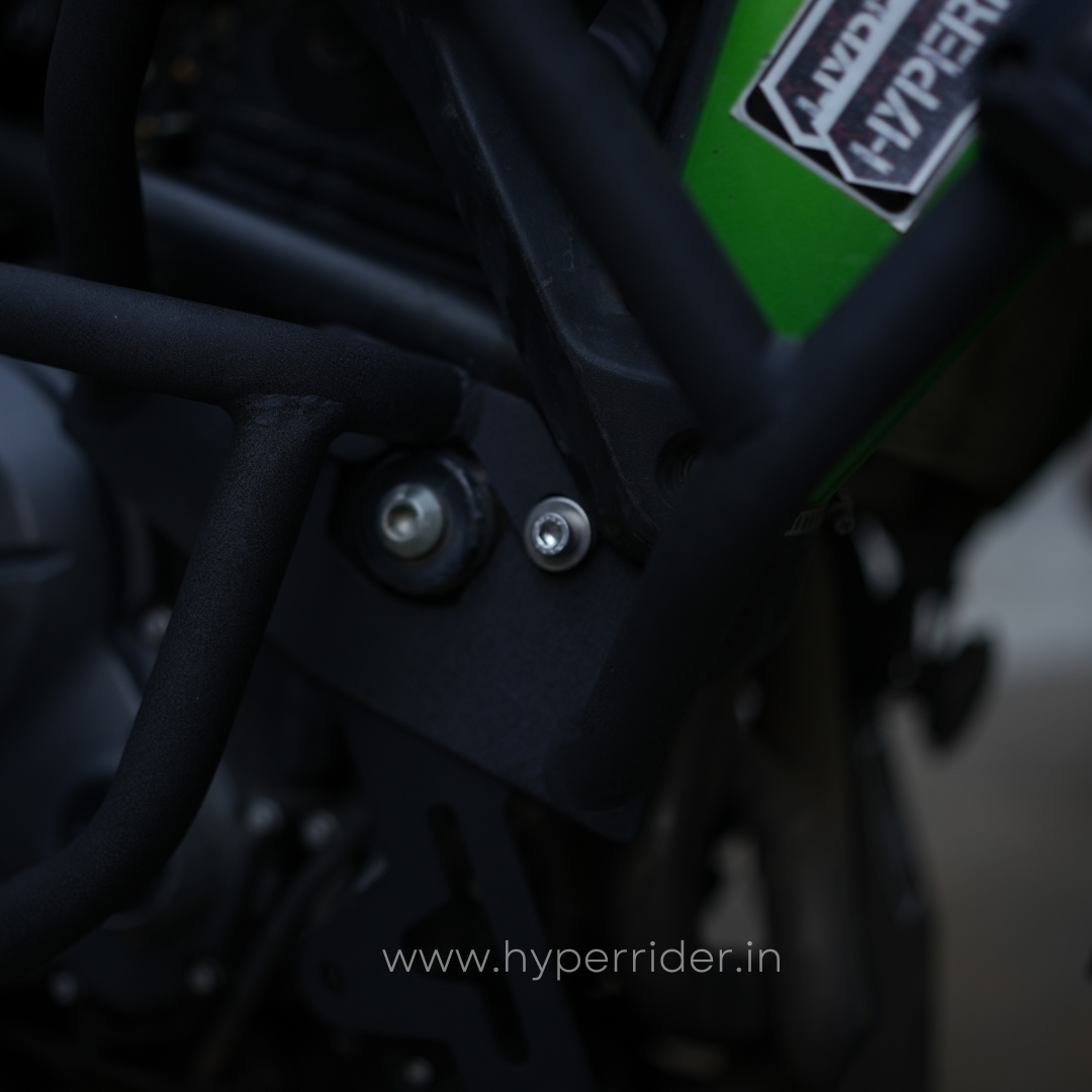 Hyperrider Heavy Duty Crash Guard with Grab Sliders for Kawasaki Versys 650
