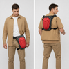 Vantora ARC 4-in-1 Travel Bag Convertible Crossbody Sling Thigh Bag Waist Pouch and Motorcycle Tank Bag