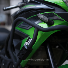 Hyperrider Heavy Duty Crash Guard with Grab Sliders for Kawasaki Versys 650