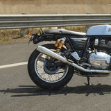Moto Torque BOLT PRO polished stainless steel exhaust for Royal Enfield Interceptor 650 GT 650