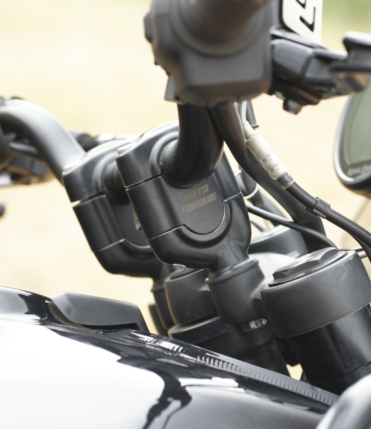 Mototorque handlebar risers Royal Enfield Himalayan 450 CNC aluminium comfort upgrade