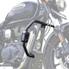 Auto Engina 27mm Crash Guard and Leg Guard for Royal Enfield Meteor 350 with Built-In Polyamide Sliders in Textured Black