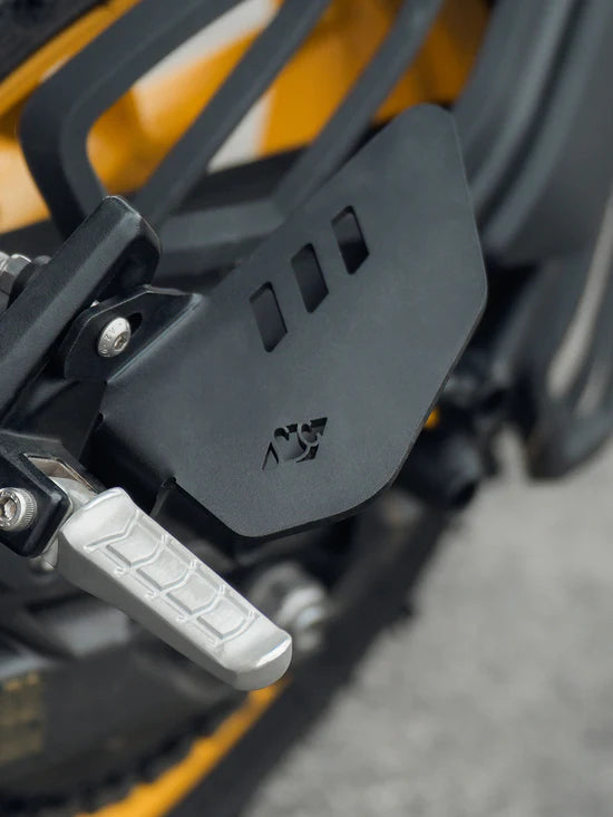 Legundary Custom Bolter Foot Rest for TVS Apache RTR 310 Black Mild Steel Rider Footpegs