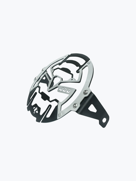 Legundary Custom Cosmic Headlight Grill Black Silver Triumph Speed 400 Front Headlight Protector