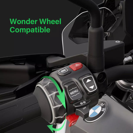 BMW motorcycle CarPlay display BM6 Wonder Wheel compatible