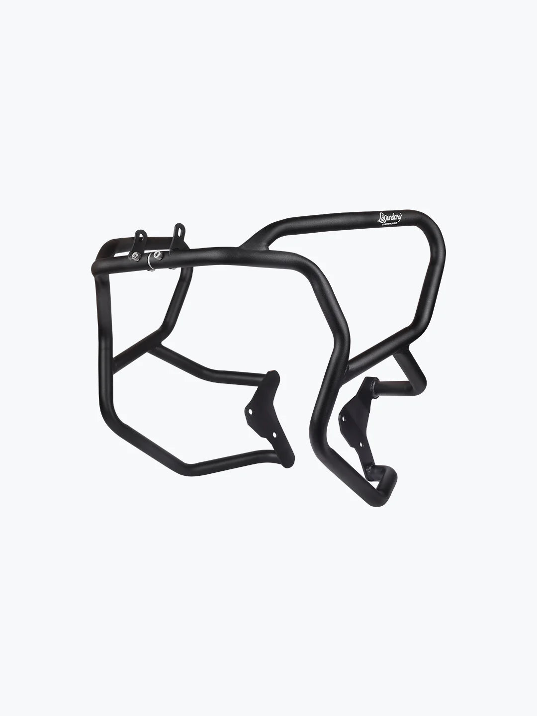 Legundary Custom KTM Adventure 390 Raptor Upper Crash Guard Black heavy duty mild steel engine protection accessory