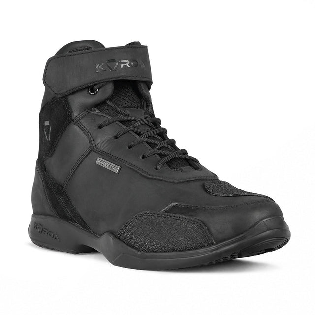 KORDA TourMaster black short riding boots with SAS-TEC protection