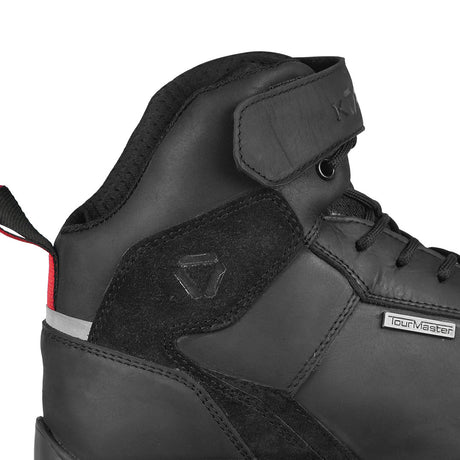 KORDA TourMaster black short riding boots with SAS-TEC protection