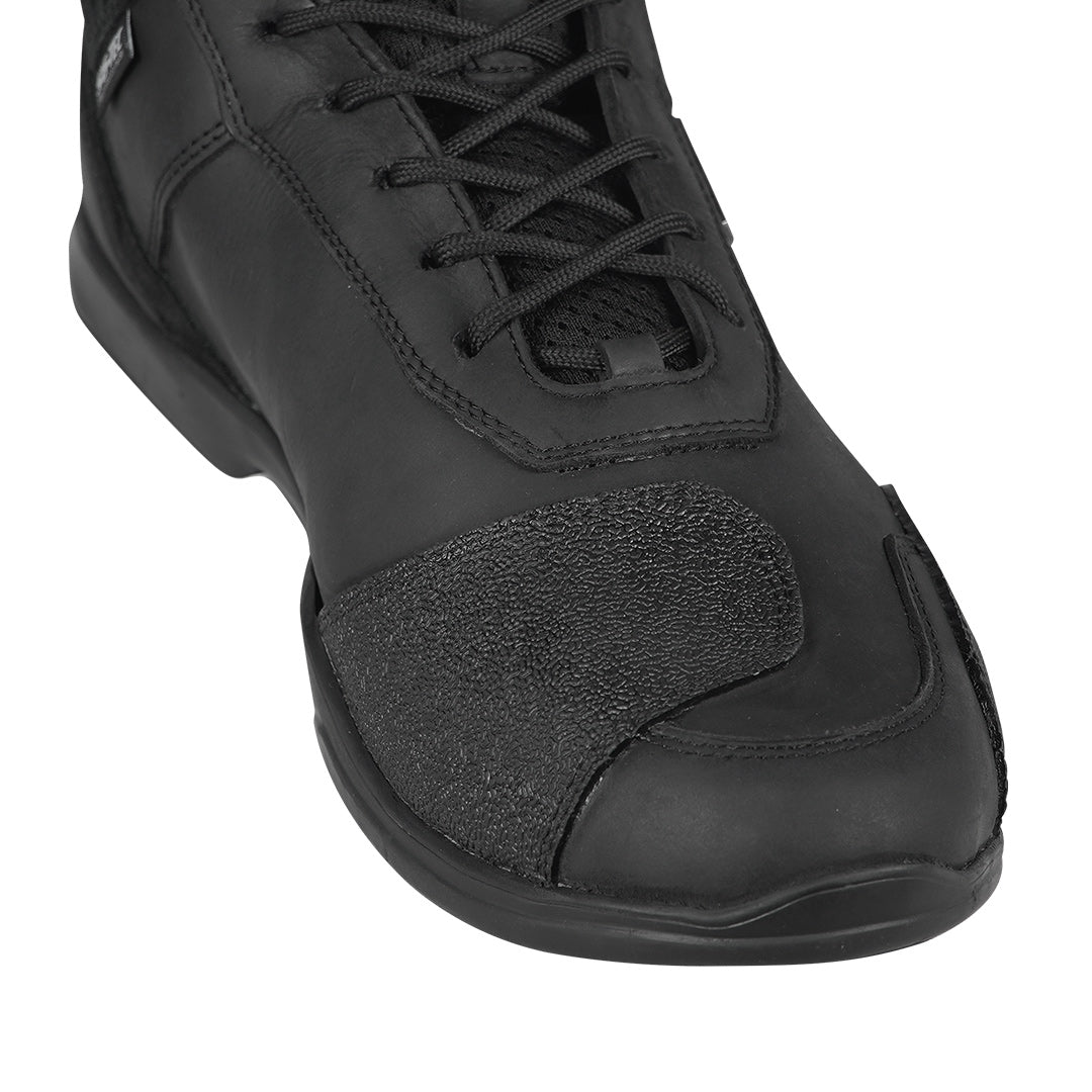 KORDA TourMaster black short riding boots with SAS-TEC protection