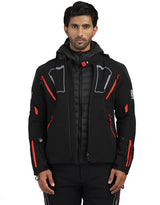 Royal Enfield Streetwind Eco 2 Riding Jacket in Yellow Navy and Olive