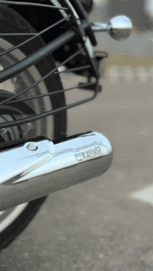 Rhino Racing C-V3 Steel Pro full 304 stainless steel performance exhaust for Royal Enfield Classic 650