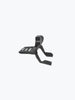 Legundary Custom Hunter 350 back rest with carrier black mild steel Rexine pillion support