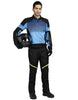 Royal Enfield High Street Eco CE L2 Riding Jacket in Blue and Grey