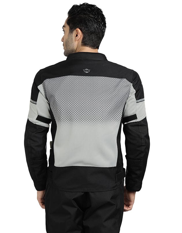 Royal Enfield High Street Eco CE L2 Riding Jacket in Blue and Grey