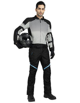 Royal Enfield High Street Eco CE L2 Riding Jacket in Blue and Grey