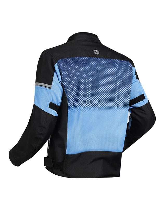 Royal Enfield High Street Eco CE L2 Riding Jacket in Blue and Grey